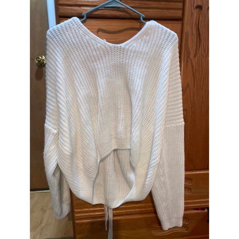 Windsor Tie Back Sweater